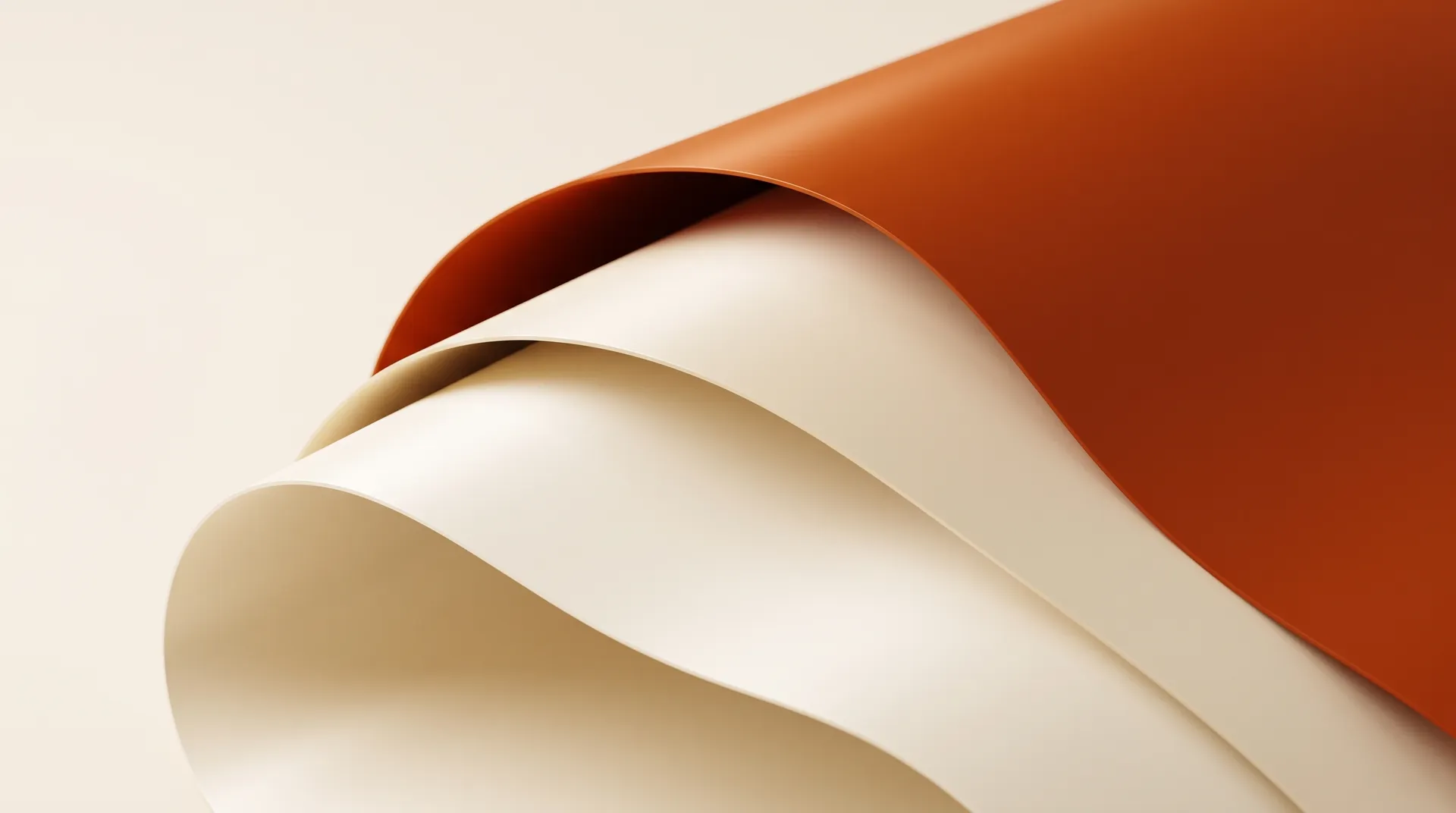 Stacked layers in cream and orange illustrating how Shopify costs build up