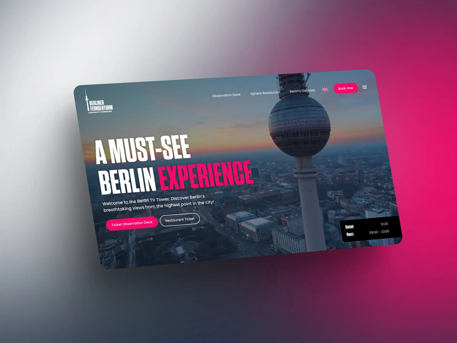 TV Tower Berlin showcase