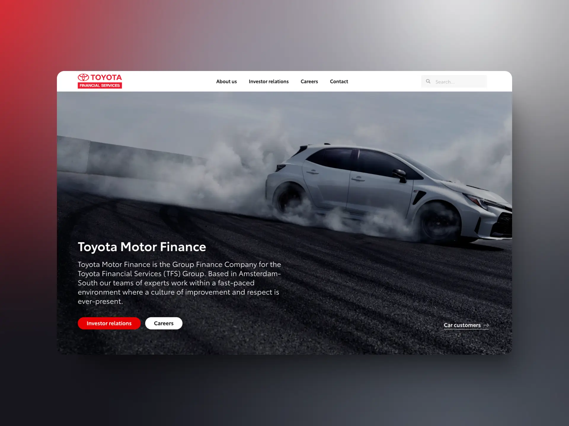 Toyota Financial Services showcase